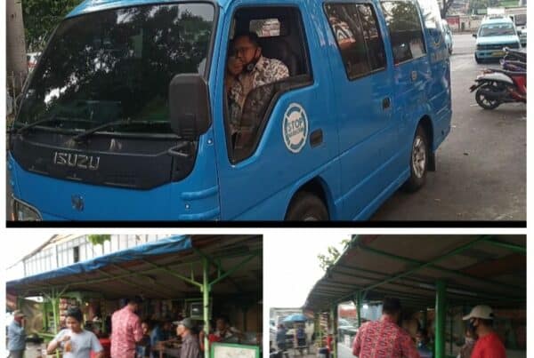 KIE P4GN dalam Sosialisasi Mobil Keliling & Pembagian Masker di Jl. Raya Bekasi Timur, Kejaksaan Jakarta Timur