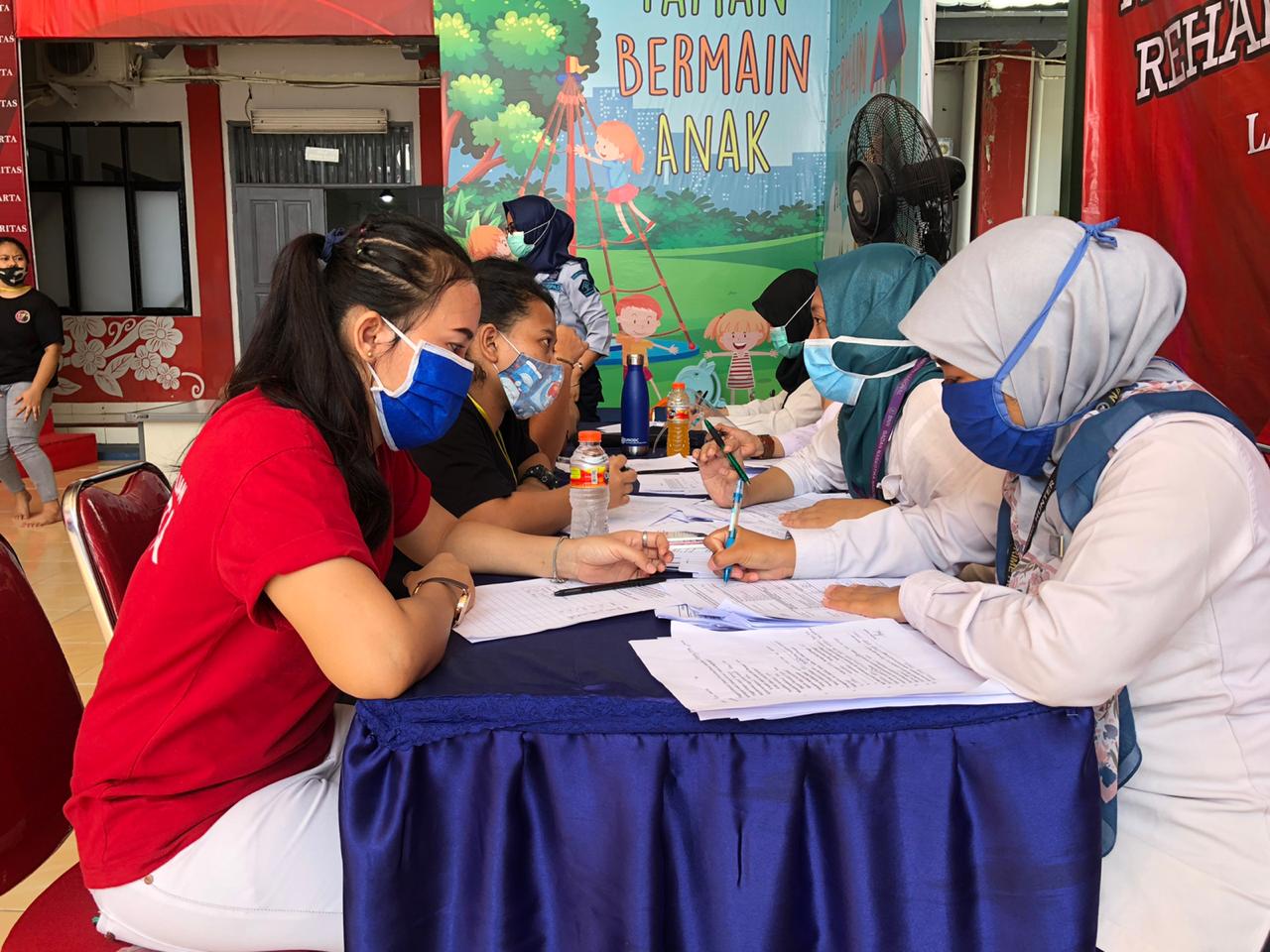 Asesmen Terhadap 50 WBP di Lapas Perempun Klas IIA Jakarta oleh BNN Kota Jakarta Timur