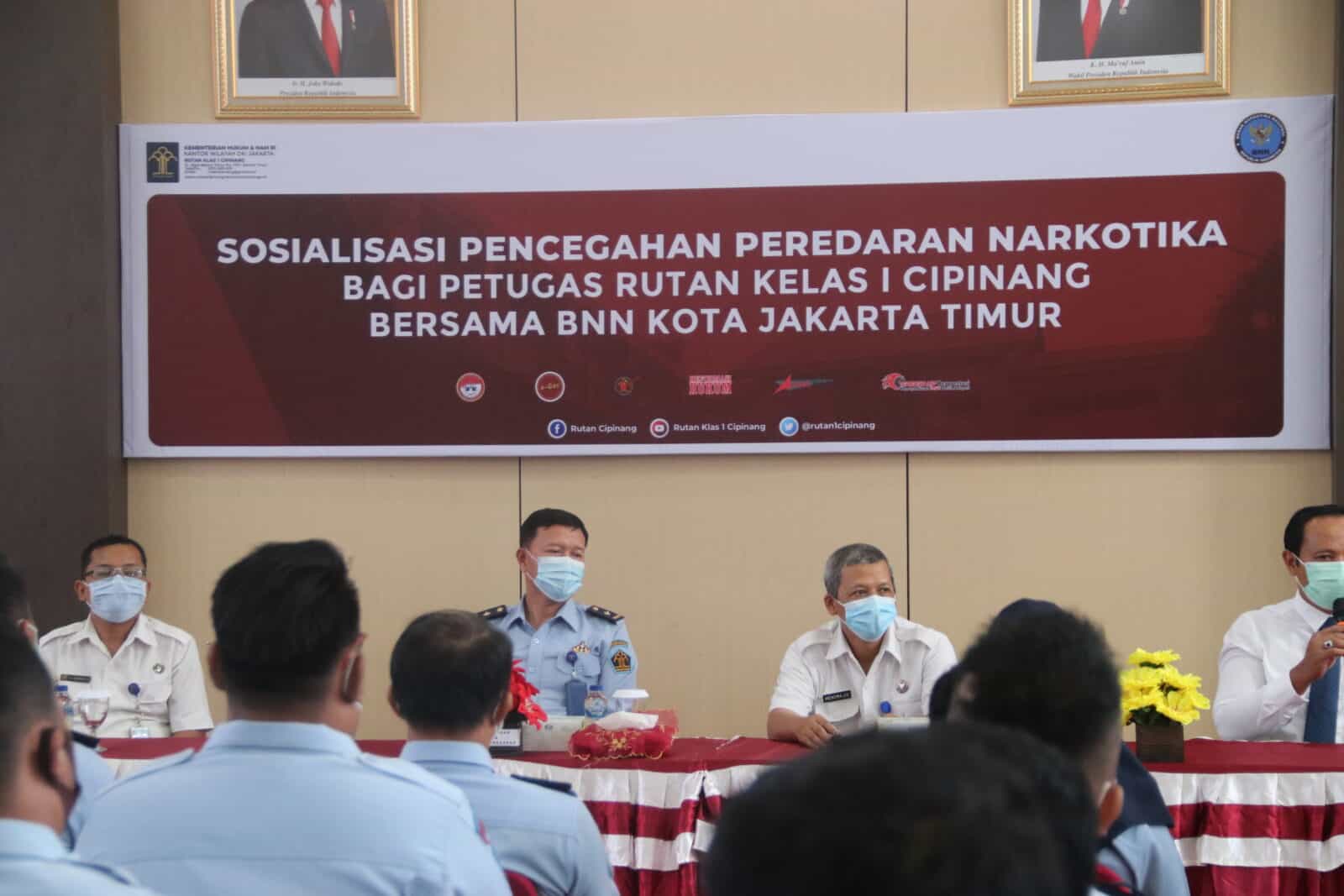 BNNK Jakarta Timur Lakukan Sosialisasi P4GN Kepada Pegawai Rutan Kelas I Cipinang