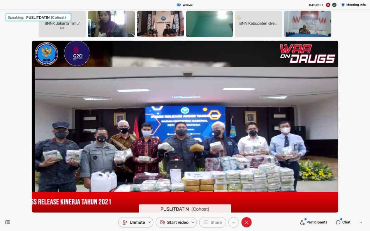 Press Release Akhir Tahun 2021 Badan Narkotika Nasional RI Press Release Akhir Tahun 2021 Badan Narkotika Nasional RI