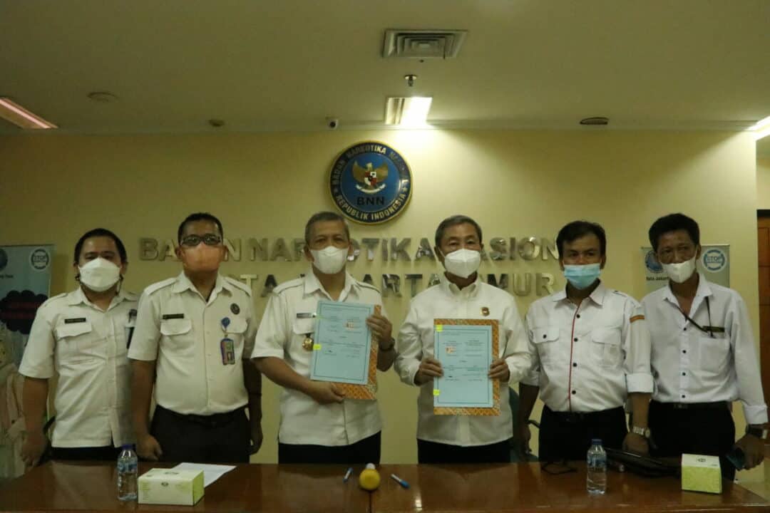 Penandatanganan MoU BNNK Jakarta Timur dengan Gema Nusantara Anti Narkoba Penandatanganan MoU BNNK Jakarta Timur dengan Gema Nusantara Anti Narkoba
