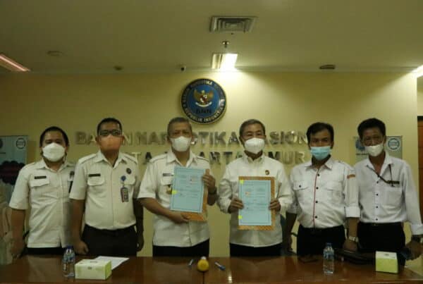 Penandatanganan MoU BNNK Jakarta Timur dengan Gema Nusantara Anti Narkoba Penandatanganan MoU BNNK Jakarta Timur dengan Gema Nusantara Anti Narkoba