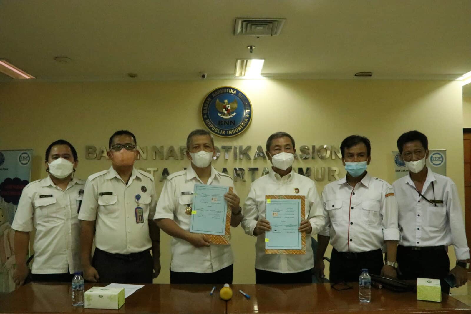 Penandatanganan MoU BNNK Jakarta Timur dengan Gema Nusantara Anti Narkoba Penandatanganan MoU BNNK Jakarta Timur dengan Gema Nusantara Anti Narkoba