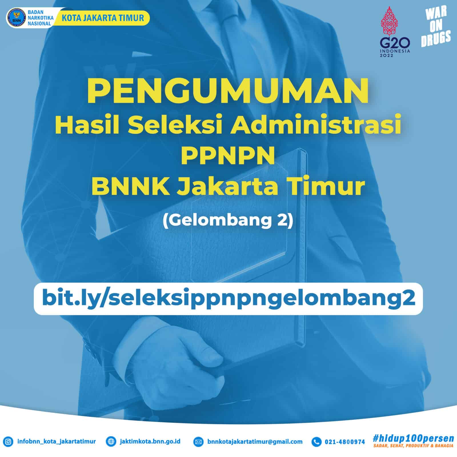 Hasil Seleksi Administrasi PPNPN Gelombang 2 Tahun 2022
