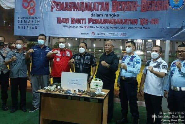 Pemasyarakatan Bersih-Bersih, Lapas Narkotika Kanwil Kemenkumham DKI Jakarta Gandeng Kepolisian dan BNNK Jakarta Timur