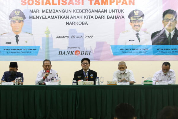 Sosialisasi P4GN dan TAMPPAN (Taruna Mendampingi Pemulihan Penyalahguna Narkoba) oleh Wakil Guberbur DKI Jakarta