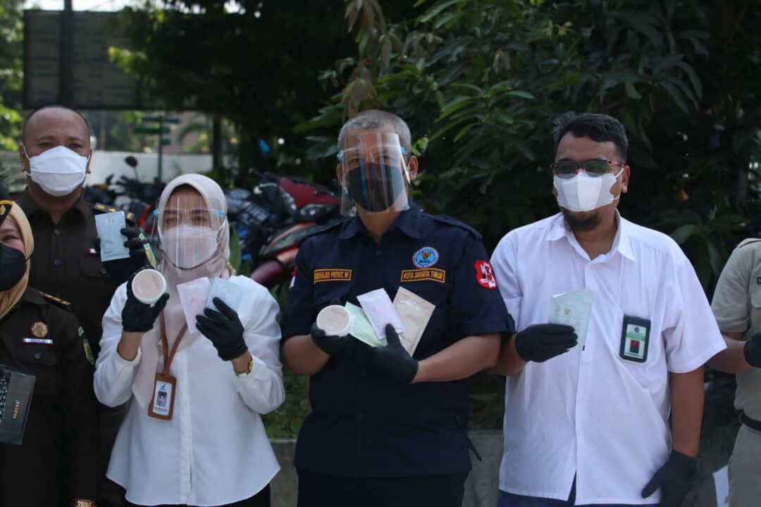 Kepala BNNK Jakarta Timur Hadiri Pemusnahan Barang Bukti Kejahatan di Kejaksaan Negeri Jakarta Timur