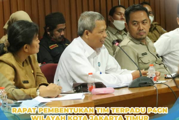 Walikota Administrasi Jakarta Timur Bersama BNN Kota Jakarta Timur Membentuk Tim Terpadu P4GN