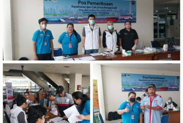 BNNK Jakarta Timur Lakukan Tes Urine Di Terminal Terpadu Pulo Gebang Pra Mudik Lebaran