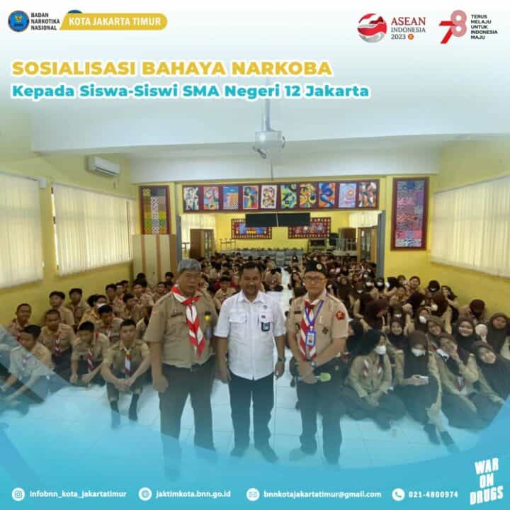 Sosialisasi Bahaya Narkoba Siswa-Siswi SMA Negeri 12 Jakarta