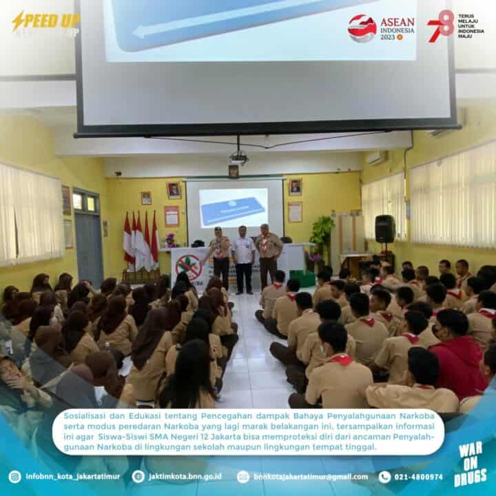 Sosialisasi Bahaya Narkoba Siswa-Siswi SMA Negeri 12 Jakarta