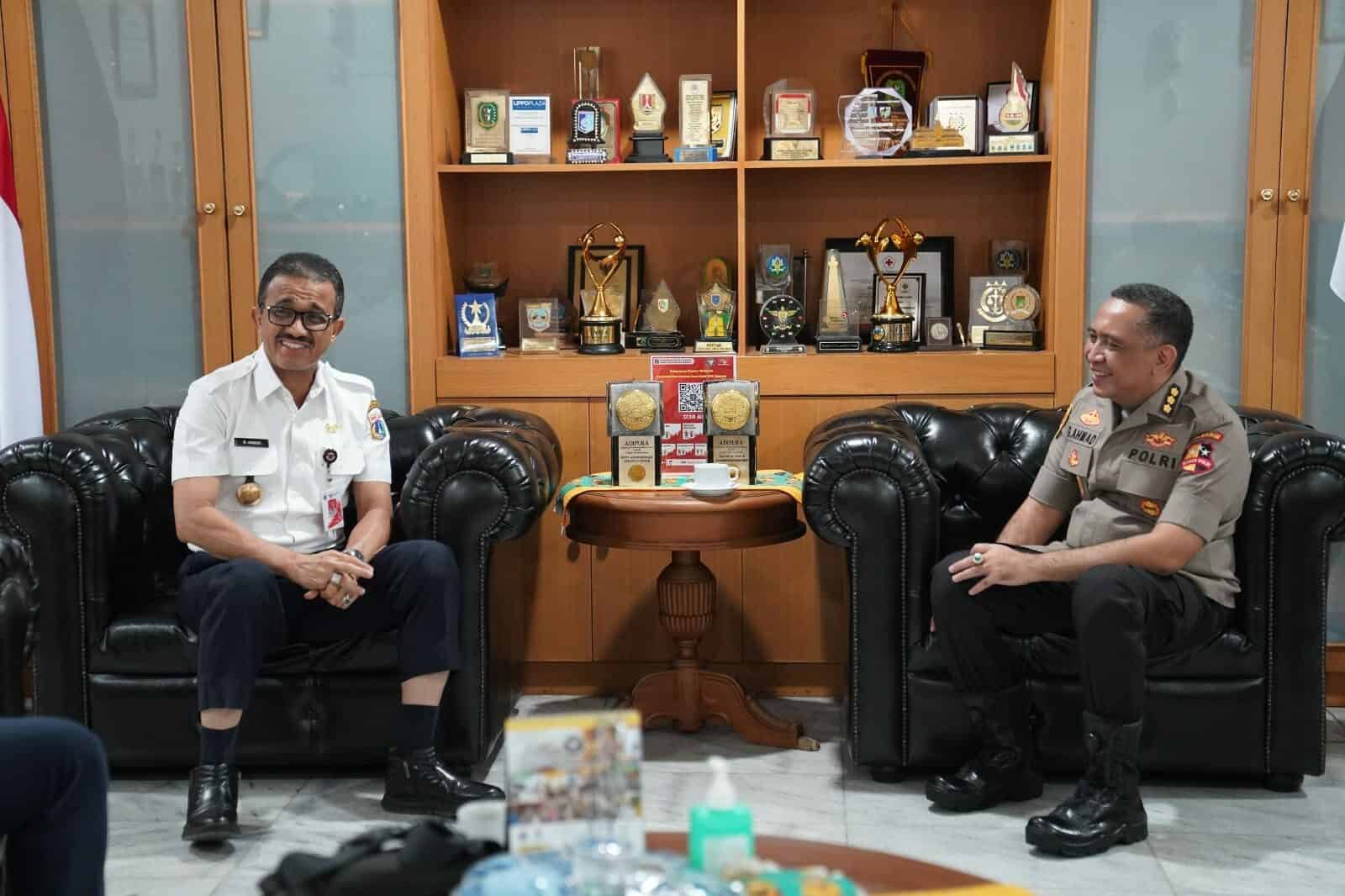 Audiensi Kepala BNN Kota Jakarta Timur ke Walikota Kota Administrasi Jakarta Timur