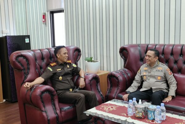 Audiensi Kepala BNN Kota Jakarta Timur dengan Kepala Kejaksaan Negeri Jakarta Timur