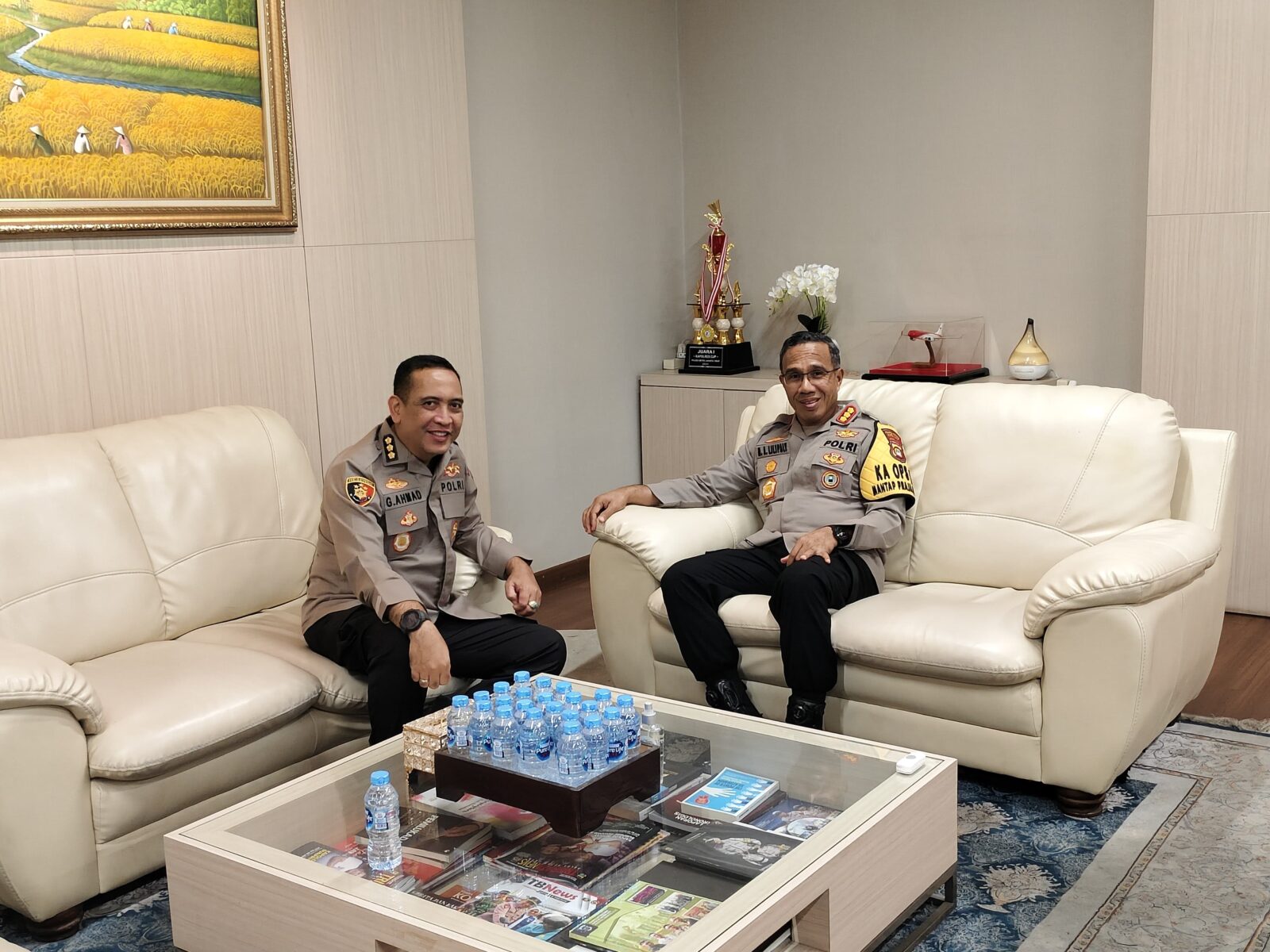 Audiensi Kepala BNN Kota Jakarta Timur dengan Kapolres Metro Jakarta Timur