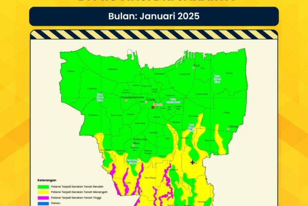 Peringatan Dini Potensi Gerakan Tanah Bulan Januari 2025