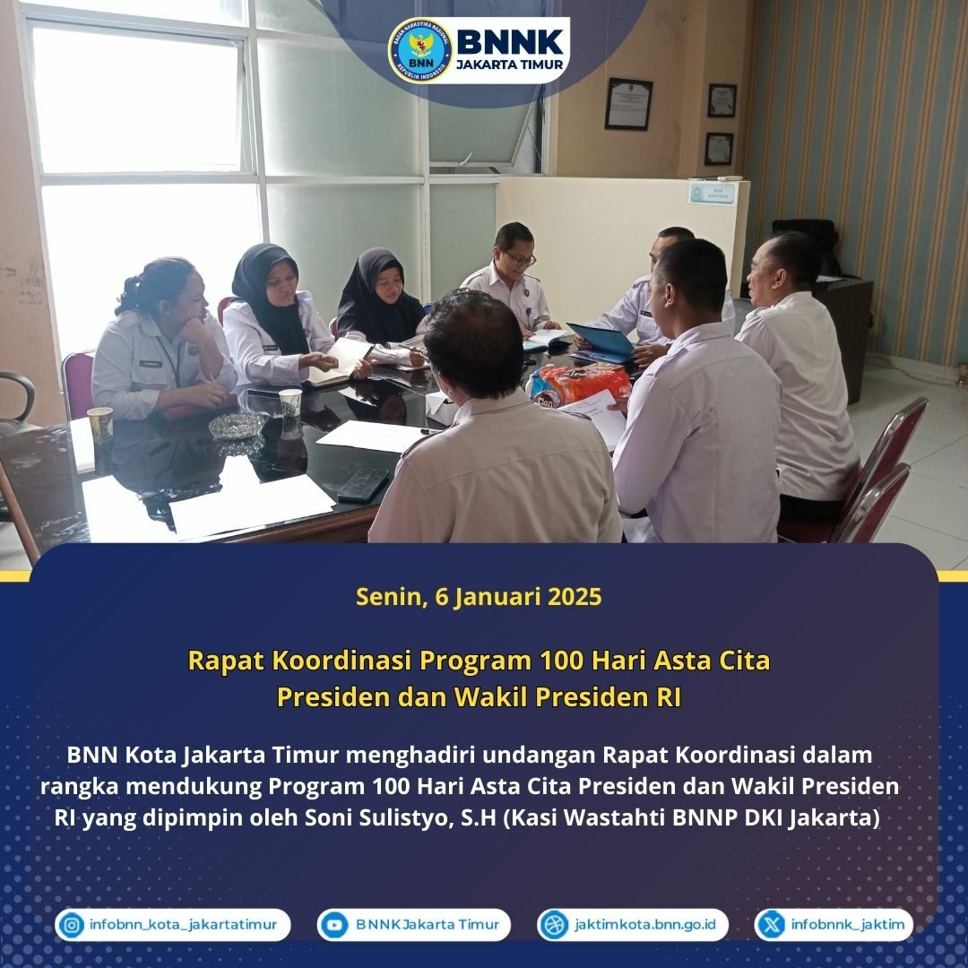 Rapat Koordinasi Program 100 Hari Asta Cita Presiden dan Wakil Presiden RI Rapat Koordinasi Program 100 Hari Asta Cita Presiden dan Wakil Presiden RI