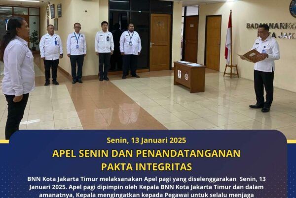 Apel Senin Pagi dan Penandatanganan Pakta Integritas Tahun 2025