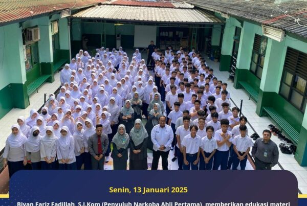 Sosialisasi bahaya Narkoba SMP PB Sudirman